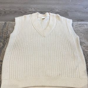 Oversized sweater vest